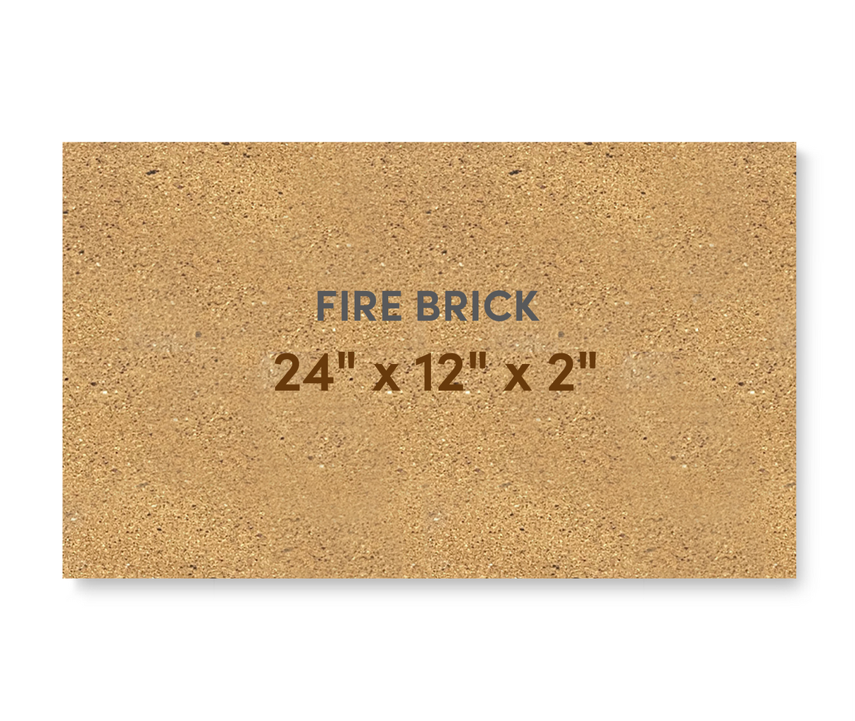 Super Duty Hard Fire Brick 24" x 12" x 2"