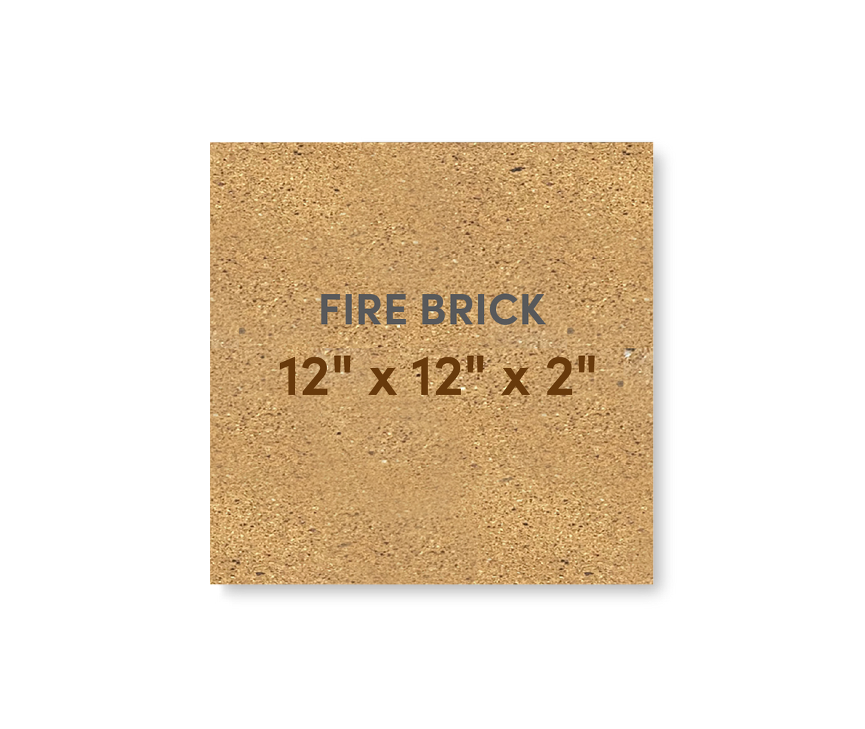 Super Duty Hard Fire Brick 12" x 12" x 2"