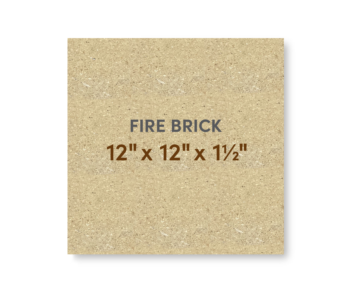 Super Duty Hard Fire Brick 12" x 12" x 1-1/2"