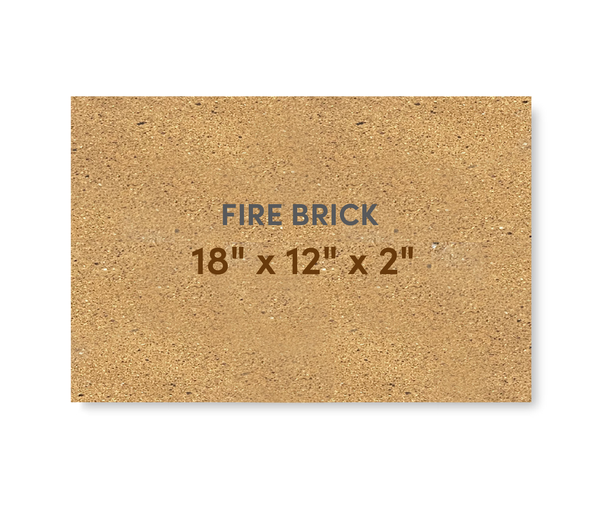 Super Duty Hard Fire Brick 18" x 12" x 2"