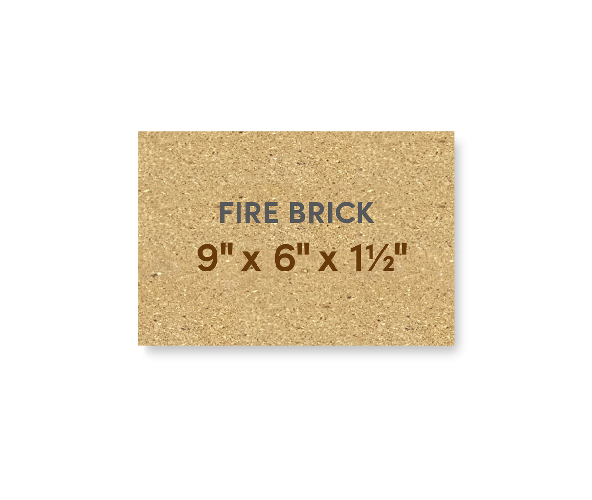 High Duty Hard Fire Brick 9" x 6" x 1-1/2"