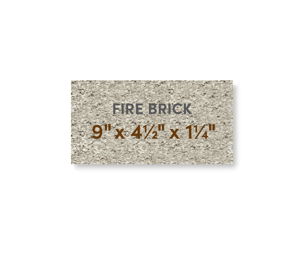 Insulating Fire Brick 9" x 4-1/2" x 1-1/4"