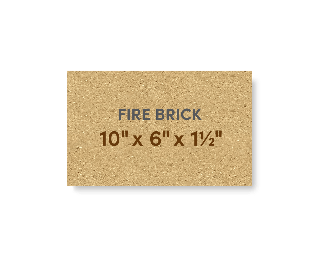 Super Duty Hard Fire Brick 10" x 6" x 1-1/2"