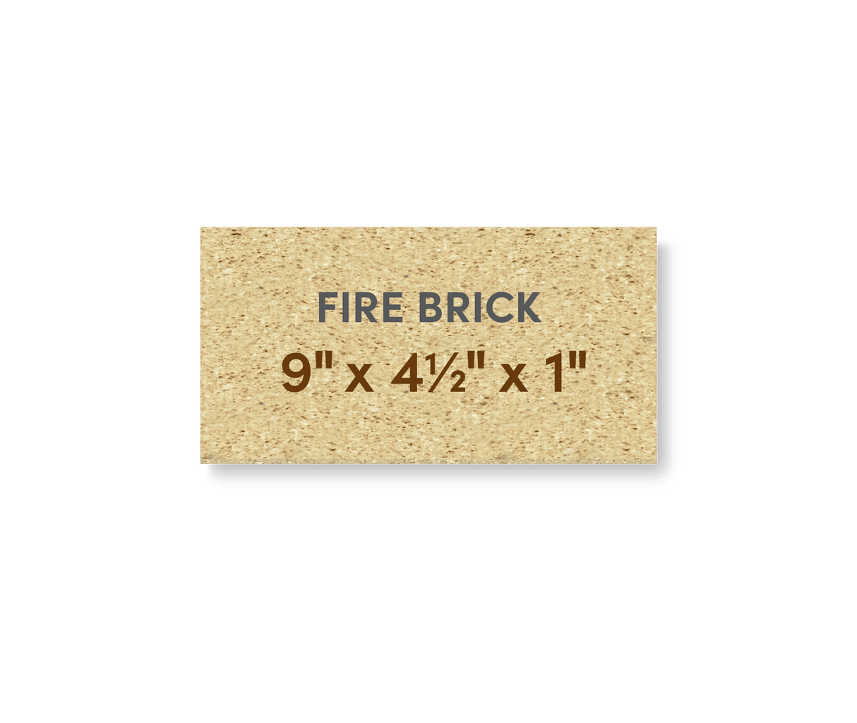 Super Duty Hard Fire Brick 9" x 4-1/2" x 1"