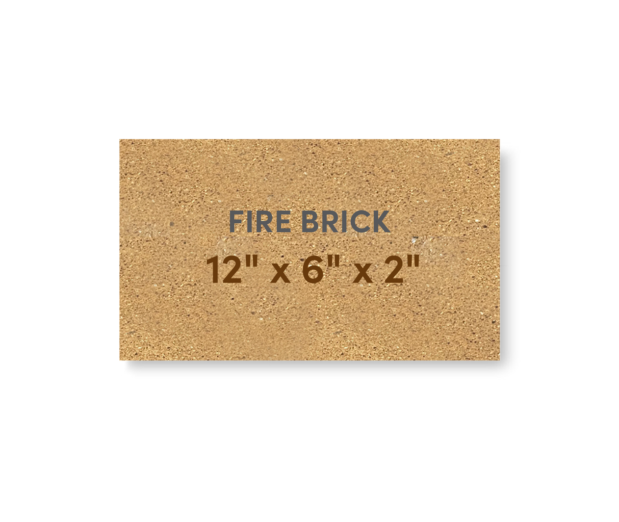 Super Duty Hard Fire Brick 12" x 6" x 2"