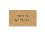 Super Duty Hard Fire Brick 12" x 6" x 2"