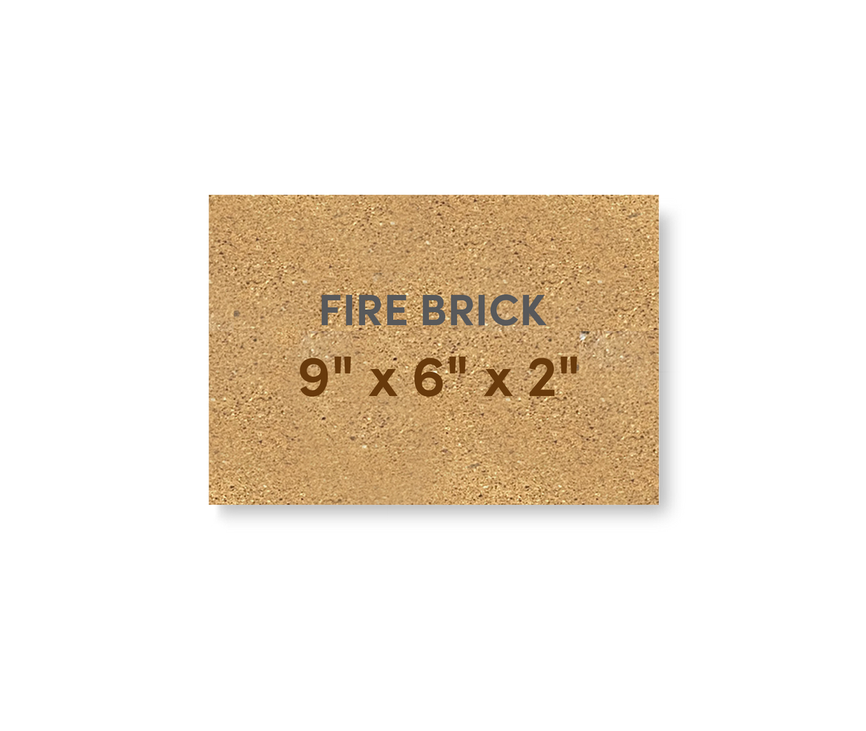 Super Duty Hard Fire Brick 9" x 6" x 2"