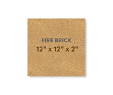 Super Duty Hard Fire Brick 12" x 12" x 2"