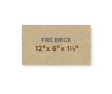 Super Duty Hard Fire Brick 12" x 6" x 1-1/2"