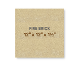 Super Duty Hard Fire Brick 12" x 12" x 1-1/2"