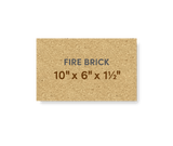 Super Duty Hard Fire Brick 10" x 6" x 1-1/2"