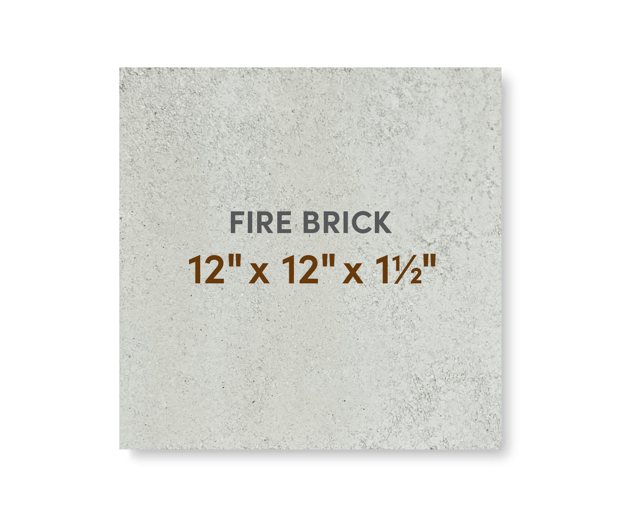 Super Duty Hard Fire Brick 12" x 12" x 1-1/2"